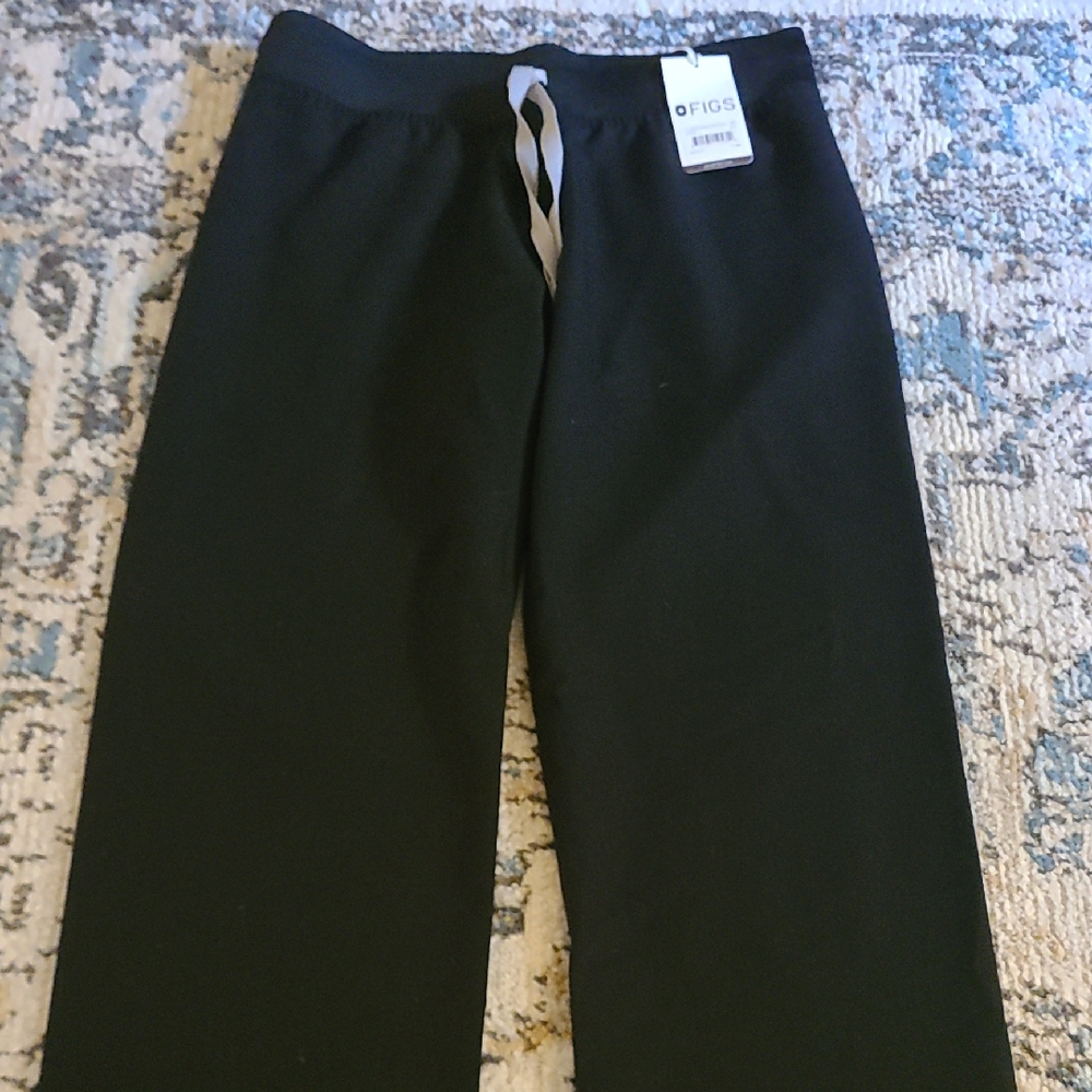Figs Classic Black Trousers